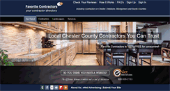 Desktop Screenshot of favoritecontractors.com